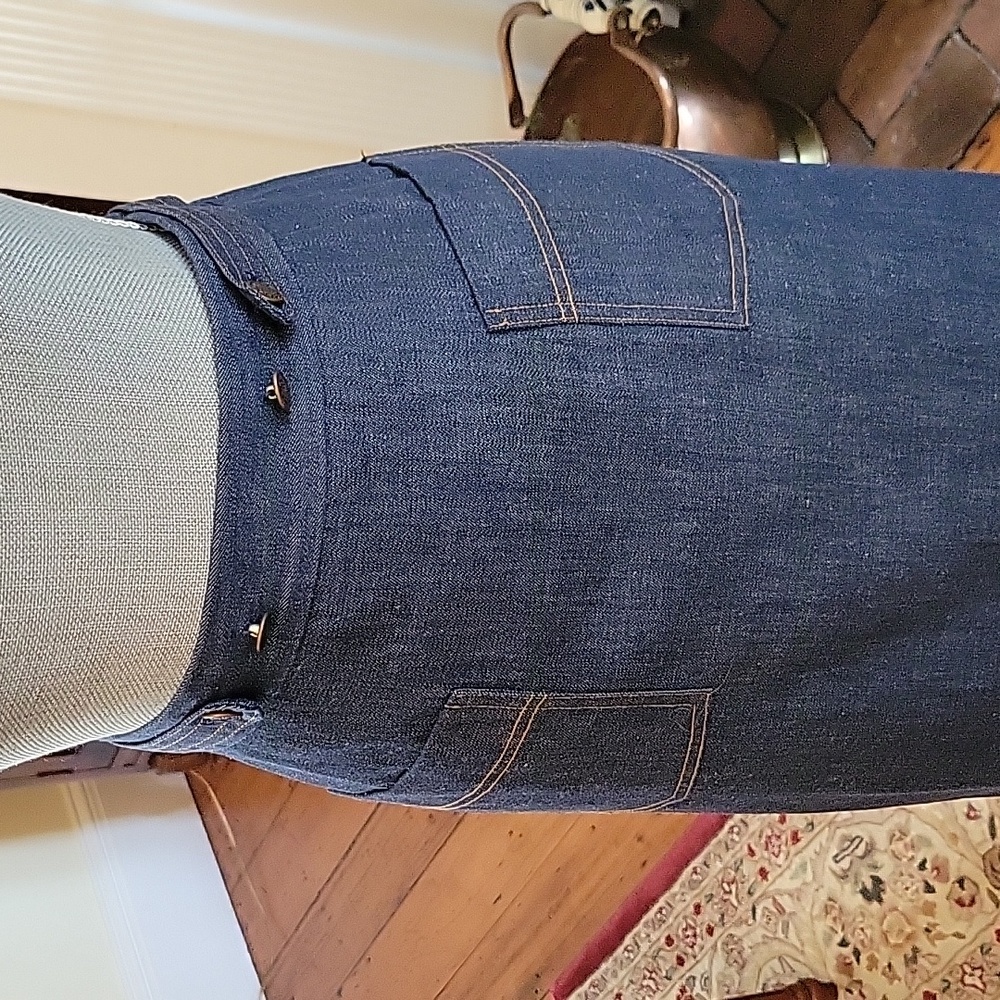 Vintage Denim Skirt - Picture 2 of 9